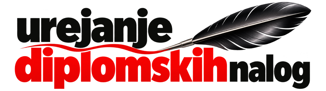 Urejanje diplomskih nalog – domov